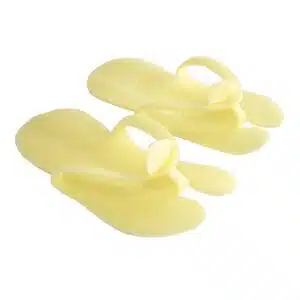 Klapki japonki z pianki żółte – (10par)