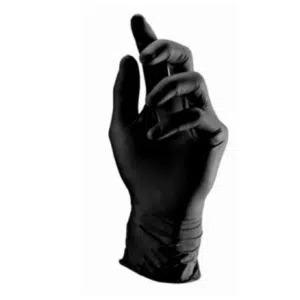 Rękawiczki nitryl. czarne L (100)PKWiU:22.19.60.0